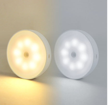 Stick-On LED Puck Light for Cabinets & Closets