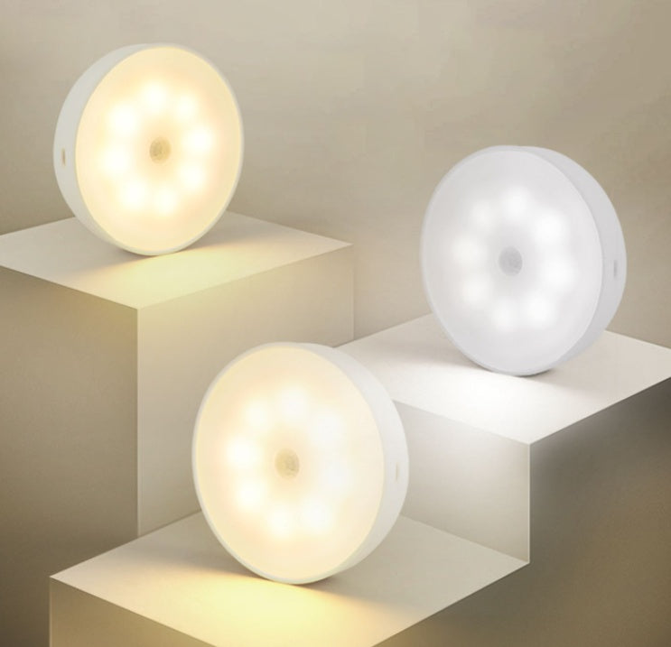 Stick-On LED Puck Light for Cabinets & Closets