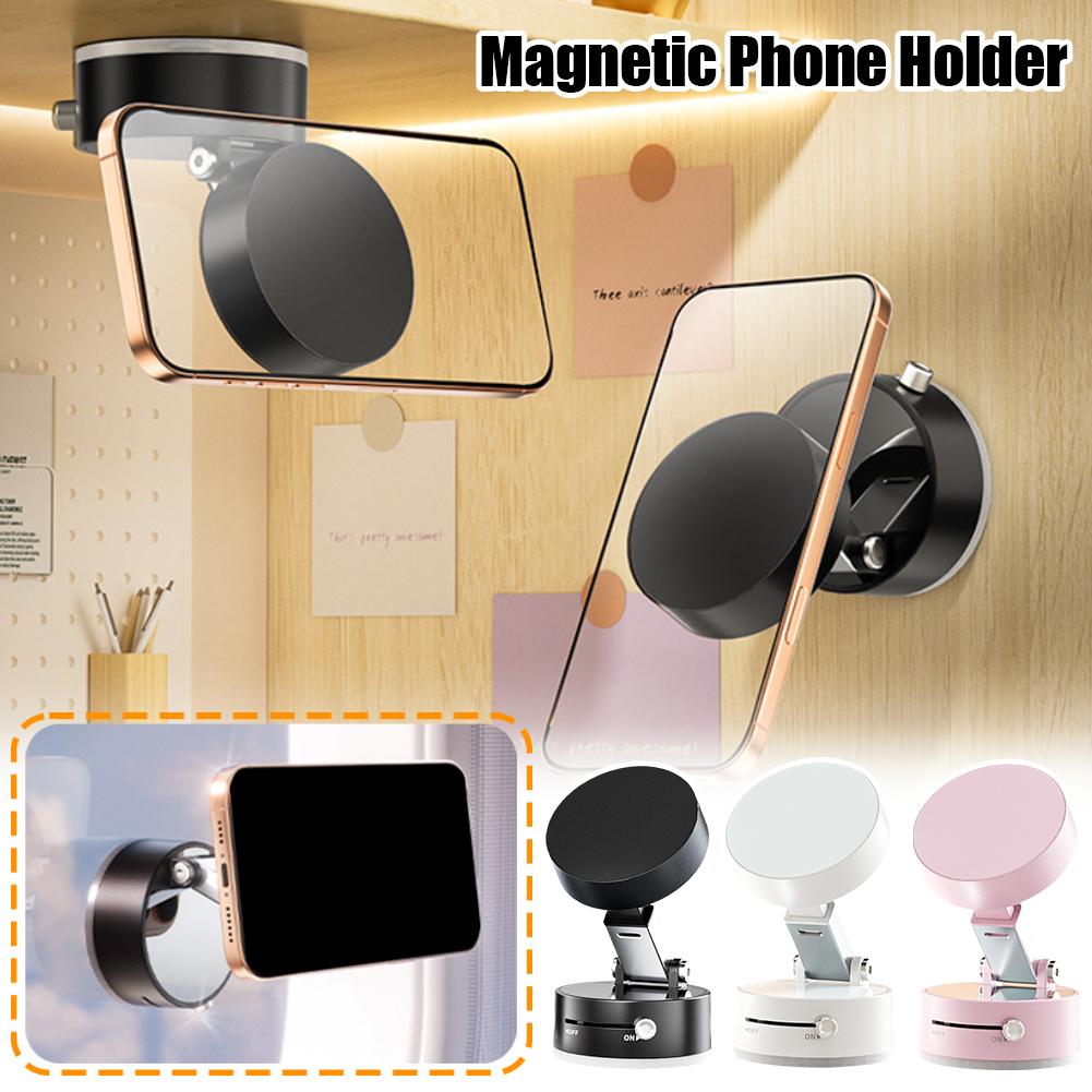 Hands-Free Magnetic Phone Holder for Home & Car Use