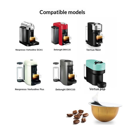 Compatible With Nespresso Vertuo Coffee Capsule Machines DIY And Reusable
