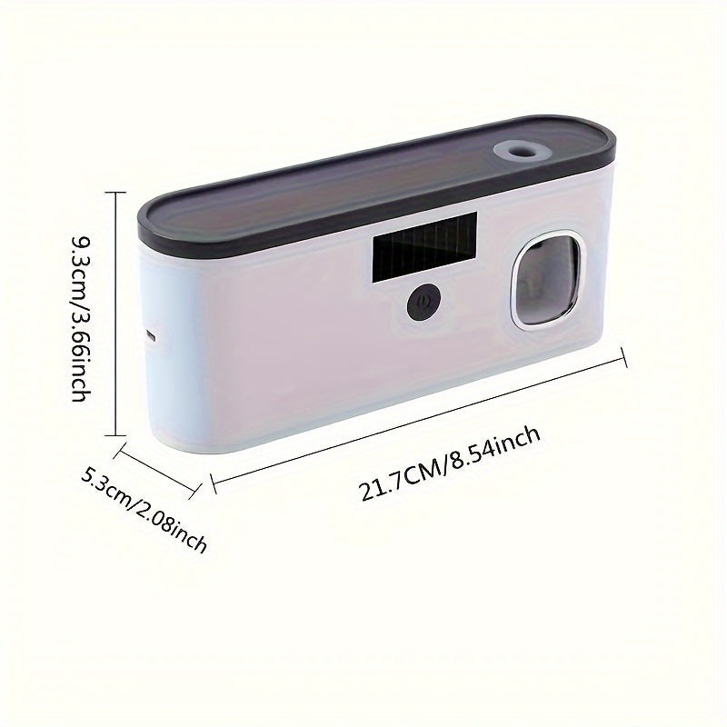 5-Slot Intelligent Toothbrush Disinfector Station - UV Sterilization, Automatic Toothpaste Dispenser, Bathroom Storage Rack & Organizer, Space-Saving Home Accessory for Cleanliness and Convenience