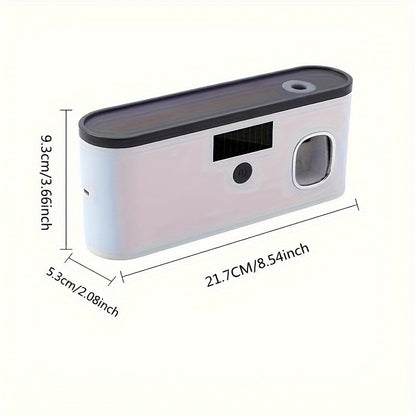 5-Slot Intelligent Toothbrush Disinfector Station - UV Sterilization, Automatic Toothpaste Dispenser, Bathroom Storage Rack & Organizer, Space-Saving Home Accessory for Cleanliness and Convenience