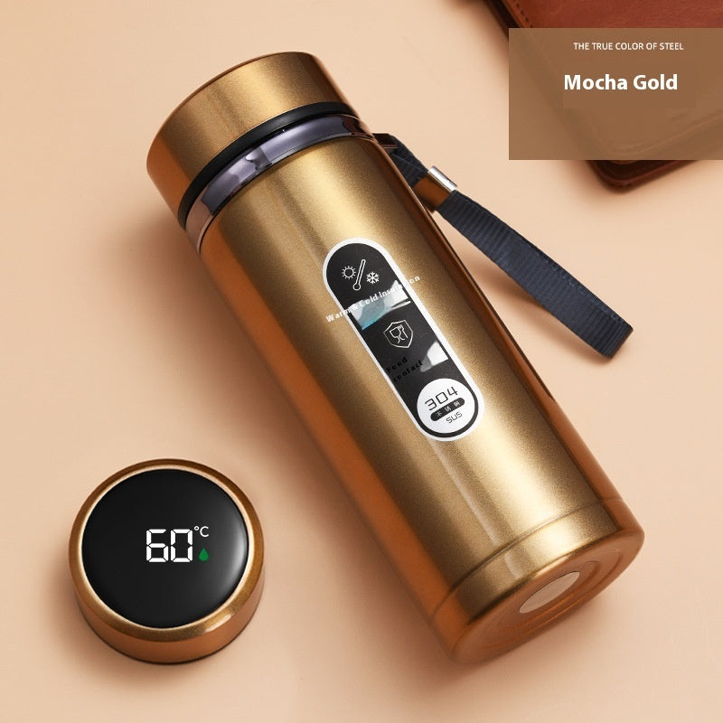 Stainless Steel Gradient Color Large-capacity Vacuum Flask