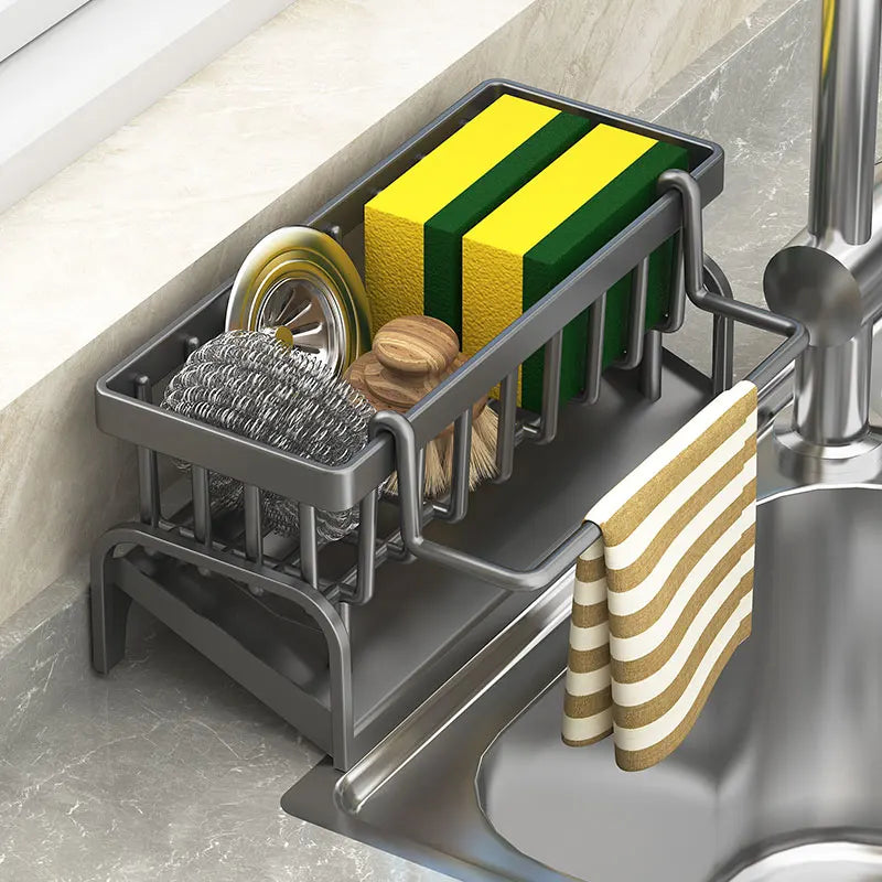 Kitchen Storage Draining Rack for Easy Dish Organization