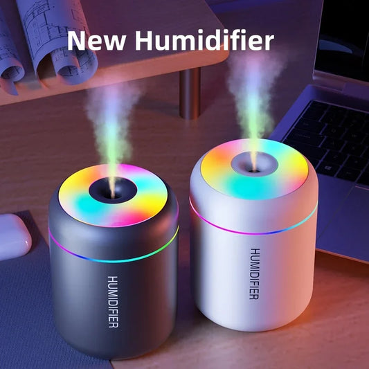 Mini USB Air Humidifier with LED Ambient Light