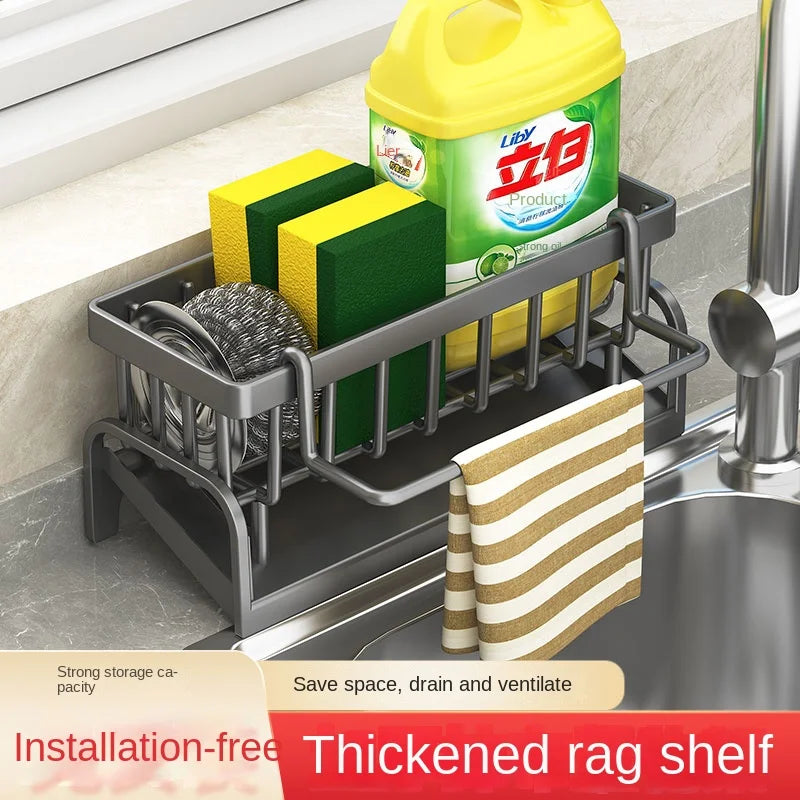 Kitchen Storage Draining Rack for Easy Dish Organization