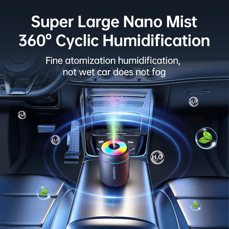 Mini USB Air Humidifier with LED Ambient Light