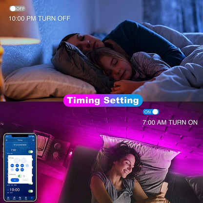 Bluetooth LED Light Strips for Ambient Home Lighting
