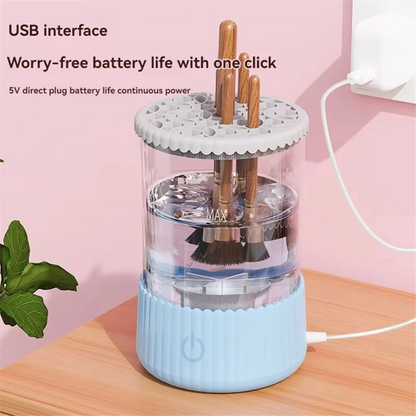 Electric Makeup Brush Cleaner Machine Quick Cleaning Makeup Brush for Travel Home UsePortable Cleaning Machine BA52Q