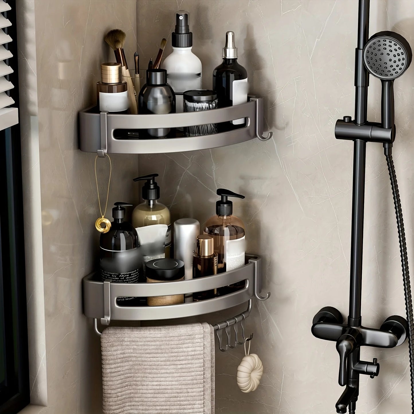 Space-Saving Bathroom Storage for Daily Essentials