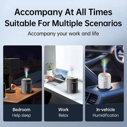 Mini USB Air Humidifier with LED Ambient Light