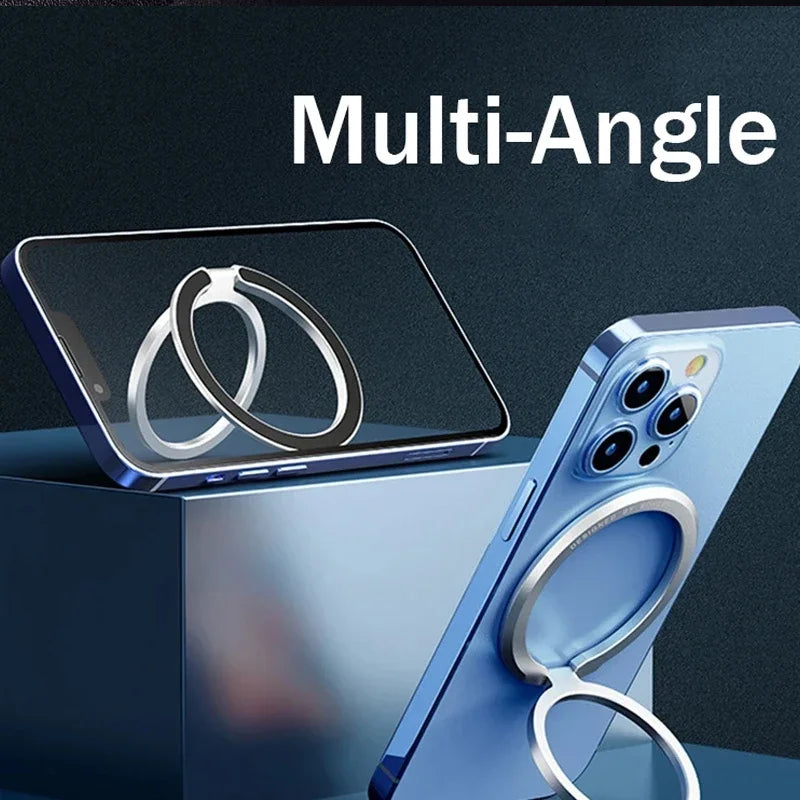 Magnetic Ring Phone Holder for Secure One-Hand Use