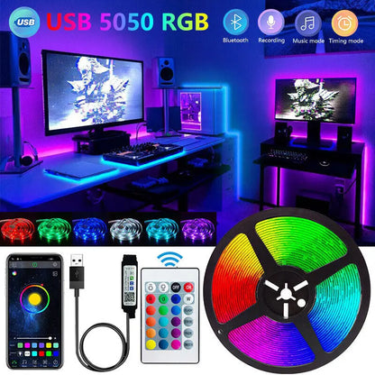 Bluetooth LED Light Strips for Ambient Home Lighting