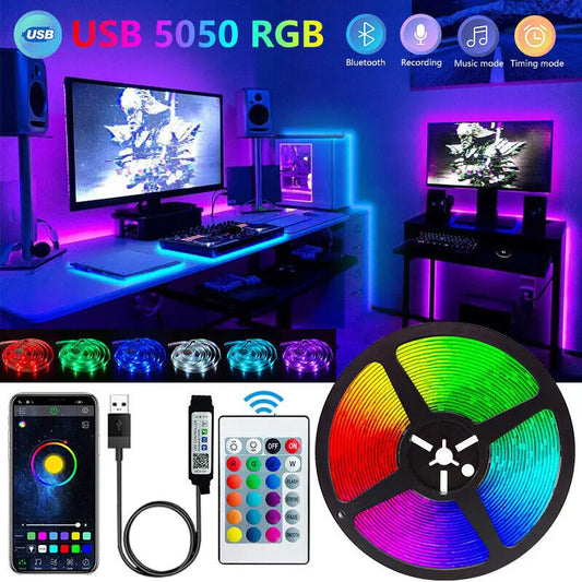 Bluetooth LED Light Strips for Ambient Home Lighting