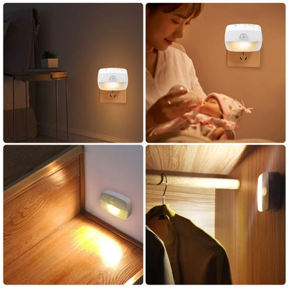 Motion-Activated LED Night Light — Hands-Free Home Lighting