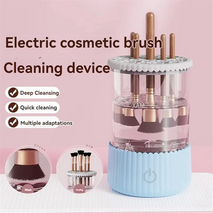 Electric Makeup Brush Cleaner Machine Quick Cleaning Makeup Brush for Travel Home UsePortable Cleaning Machine BA52Q