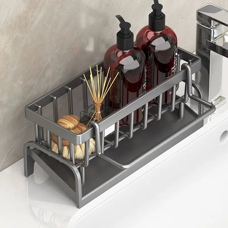 Kitchen Storage Draining Rack for Easy Dish Organization