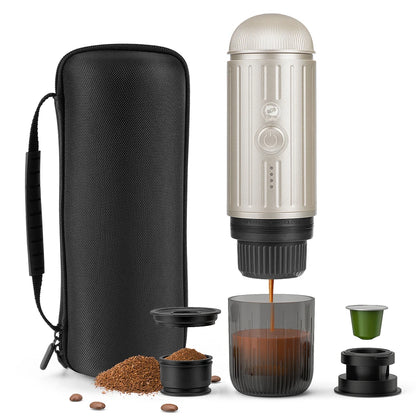 Portable Espresso Maker for Easy Home & Travel Brewing