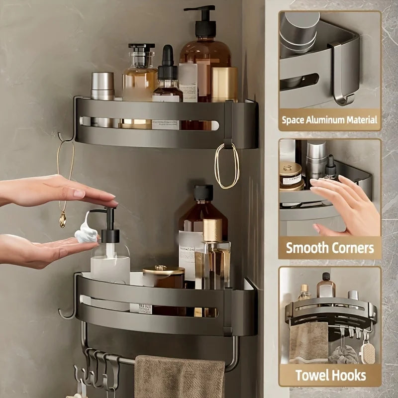 Space-Saving Bathroom Storage for Daily Essentials