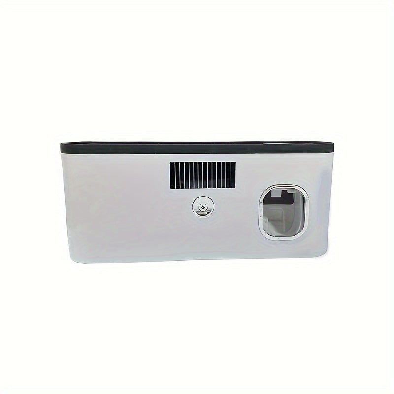 5-Slot Intelligent Toothbrush Disinfector Station - UV Sterilization, Automatic Toothpaste Dispenser, Bathroom Storage Rack & Organizer, Space-Saving Home Accessory for Cleanliness and Convenience