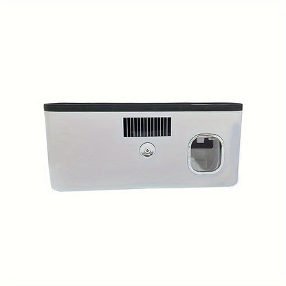 5-Slot Intelligent Toothbrush Disinfector Station - UV Sterilization, Automatic Toothpaste Dispenser, Bathroom Storage Rack & Organizer, Space-Saving Home Accessory for Cleanliness and Convenience