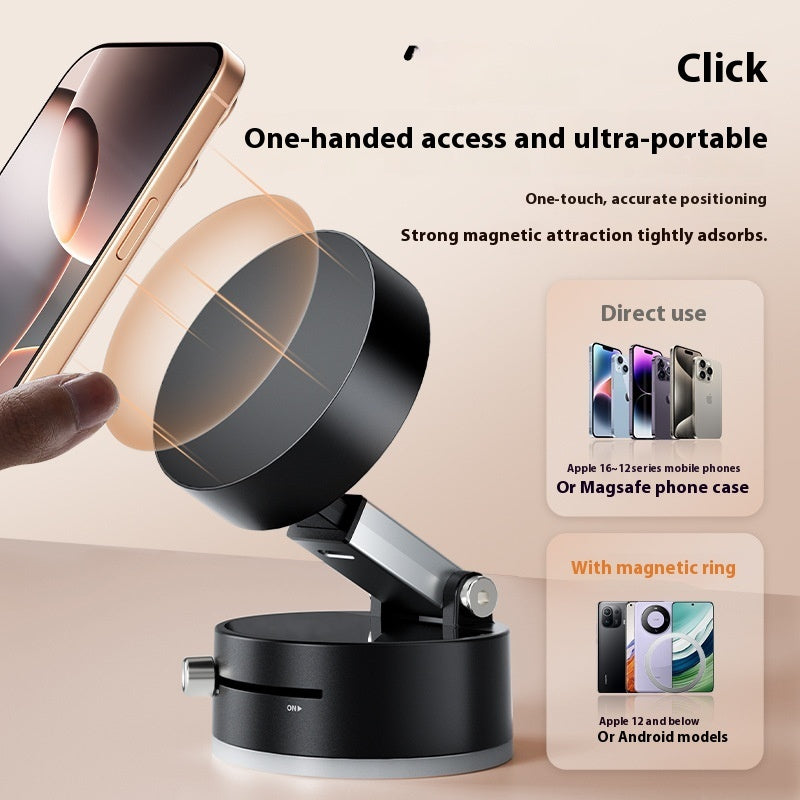 Hands-Free Magnetic Phone Holder for Home & Car Use